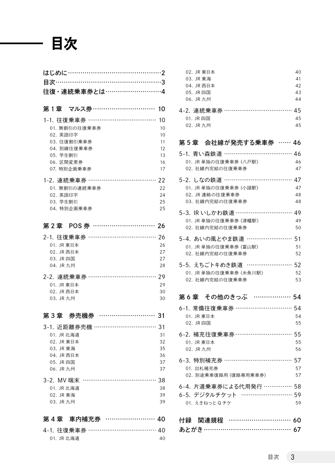 さよなら往復・連続乗車券　総集編